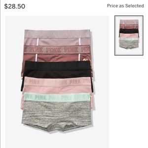 VS PINK BOYSHORTS